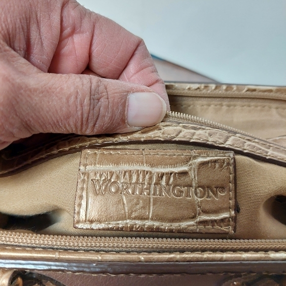 Worthington Small Gold Handbag - Picture 10 of 14